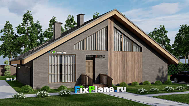 Проект одноэтажного дома F-11429